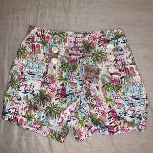 J.Crew Pattern Linen Shorts
